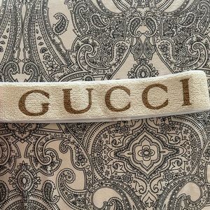 White gucci head band
